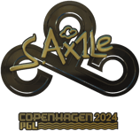 Sticker | Ax1Le (Gold) | Copenhagen 2024