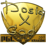 Sticker | Dosia (Gold) | Krakow 2017