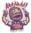 Sticker | Angry T image