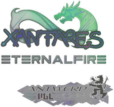 Sticker | XANTARES (Holo) | Antuérpia 2022