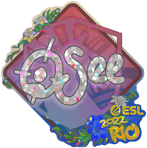 Sticker | oSee (Glitter) | Rio 2022