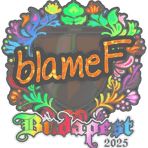 Sticker | blameF (Holo) | Budapest 2025