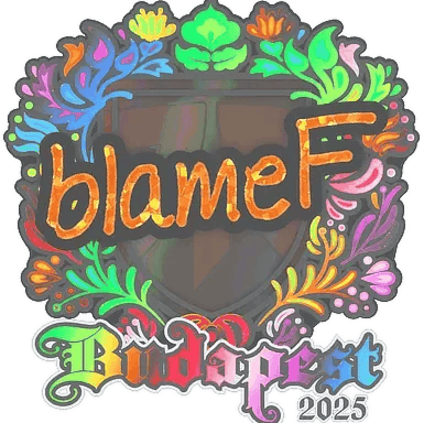 Aufkleber | blameF (Holo) | Budapest 2025