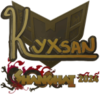 Sticker | kyxsan (Gold) | Shanghai 2024 image