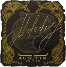 Sticker | molodoy (Gold) | Austin 2025 image