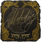 Sticker | molodoy (Gold) | Austin 2025
