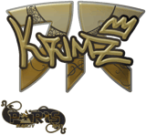 Sticker | KRIMZ (Gold) | Paris 2023