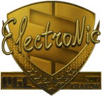 Sticker | electronic (Gold) | Krakow 2017 Sticker | electronic (Gold) | Krakow 2017 image
