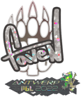 Sticker | faveN (Glitter) | Antwerp 2022 image