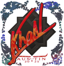 Sticker | khaN (Holo) | Austin 2025 Sticker | khaN (Holo) | Austin 2025 image