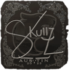 Sticker | skullz (Foil) | Austin 2025 image