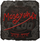 Sticker | Moseyuh (Foil) | Austin 2025 Sticker | Moseyuh (Foil) | Austin 2025 image