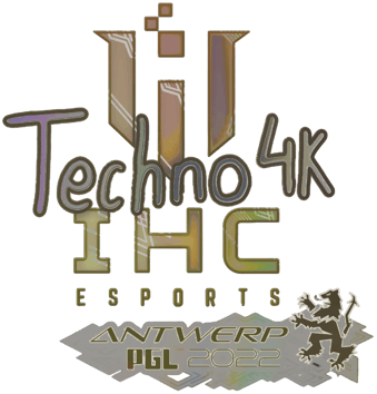 Sticker | Techno4K (holo) | Anvers 2022
