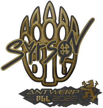 Sticker | syrsoN (Vàng) | Antwerp 2022