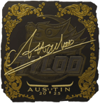 Sticker | Attacker (Gold) | Austin 2025