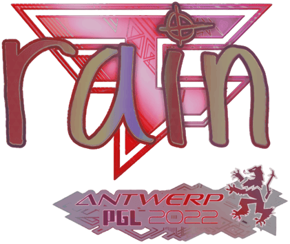 Sticker | rain (holo) | Anvers 2022