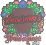Sticker | xertioN (Embroidered) | Budapest 2025
