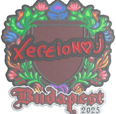 สติกเกอร์ | xertioN (Embroidered) | Budapest 2025
