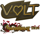 Sticker | volt (Gold) | Shanghai 2024