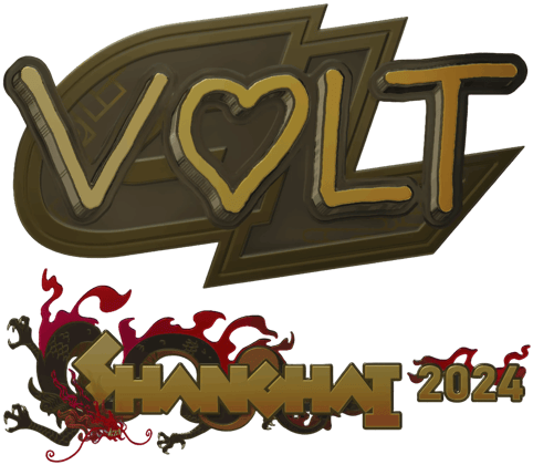 Sticker | volt (Gold) | Shanghai 2024