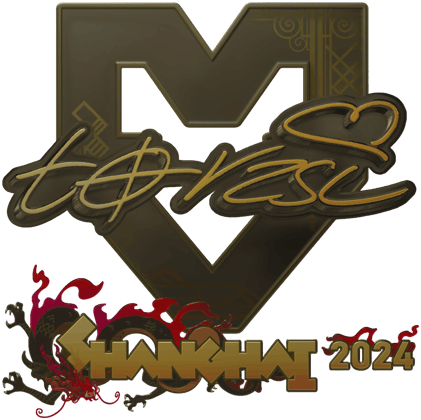 Sticker | torzsi (Altın) | Şanghay 2024
