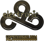 Sticker | electronic (Gold) | Copenhagen 2024 image