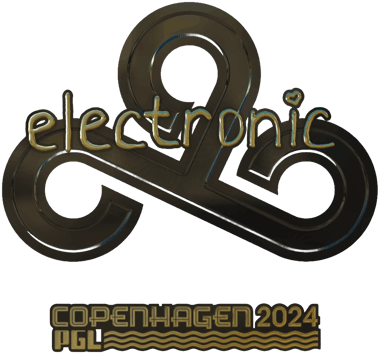 Sticker | electronic (Vàng) | Copenhagen 2024