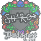 Sticker | sh1ro (Embroidered) | Budapest 2025 Sticker | sh1ro (Embroidered) | Budapest 2025 image