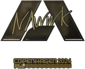 Sticker | nawwk (Gold) | Copenhagen 2024 image