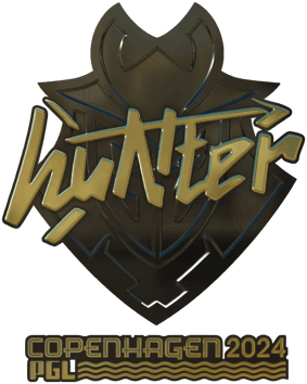 Sticker | huNter- (Altın) | Kopenhag 2024