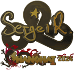 Sticker | Ax1Le (Gold) | Shanghai 2024 image