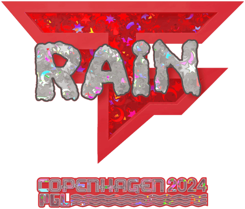 Sticker | rain(반짝이) | 코펜하겐 2024