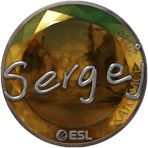 Sticker | sergej (Foil) | Katowice 2019