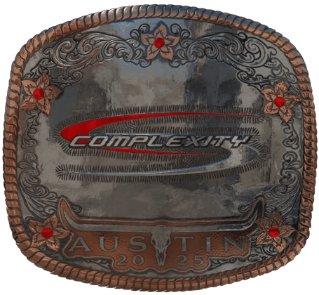 Sticker | Complexity Gaming (reflectante) | Austin 2025
