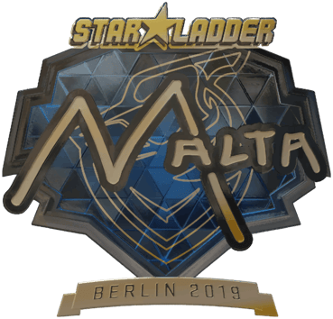 Sticker | malta (Gold) | Berlin 2019