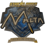 Sticker | malta (Gold) | Berlin 2019