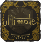 Sticker | ultimate (Gold) | Austin 2025