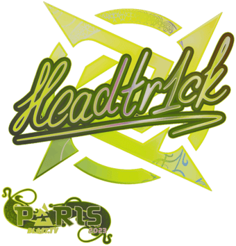 Sticker | headtr1ck (holograficzna) | Paryż 2023
