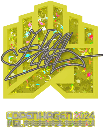 Sticker | Krad (purpurina) | Copenhague 2024