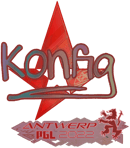 Sticker | k0nfig (Holo) | Antwerp 2022
