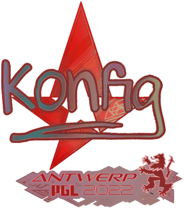 Sticker | k0nfig (Ảnh toàn ký) | Antwerp 2022
