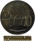 Sticker | Dycha (Gold) | Copenhagen 2024 image