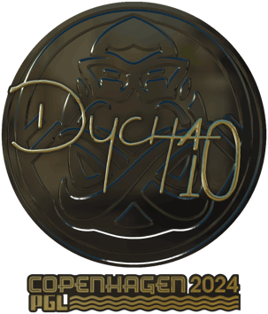 Sticker | Dycha (Gold) | Kopenhagen 2024