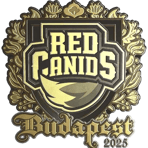 Sticker | RED Canids (Gold) | Budapest 2025