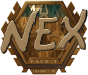 Sticker | nex (Gold) | London 2018