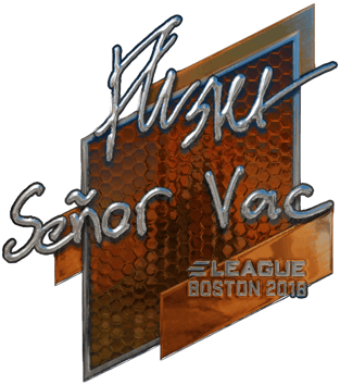 Sticker | flusha (Foil) | Boston 2018