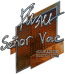 Sticker | flusha (Foil) | Boston 2018