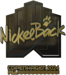Sticker | NickelBack (Gold) | Copenhagen 2024