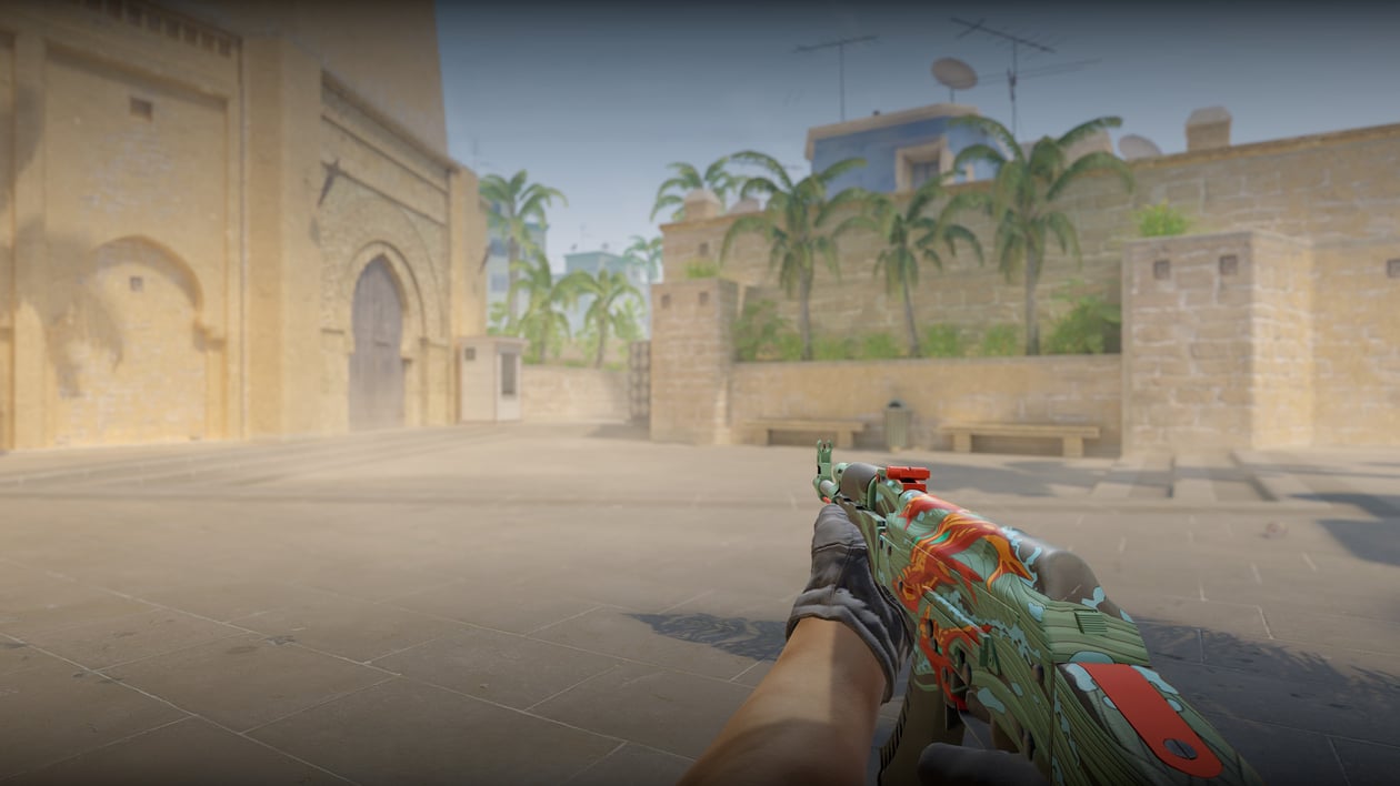 Preview image 7 of StatTrak™ AK-47 | Rache in Aquamarin (Fabrikneu)