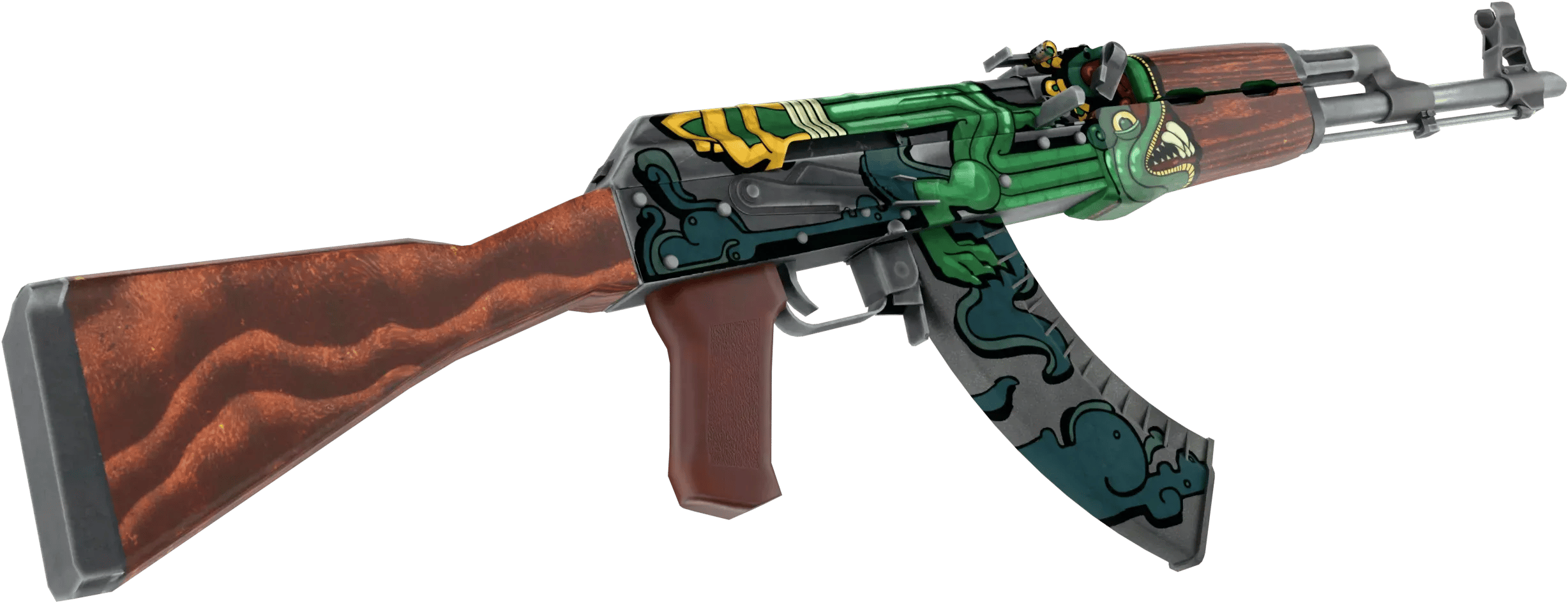 Preview image 4 of AK-47 | Fire Serpent (Factory New)